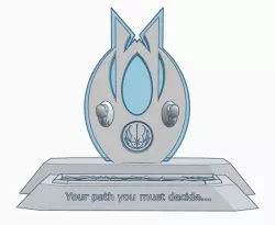 ExDreeme V1 Jedi lightsaber hilt display stand