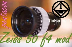 Follow focus mod for Zeiss Pentacon 50mm f4 lens