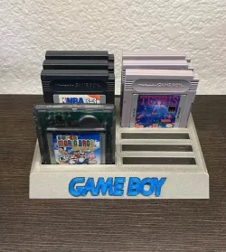 Gameboy Cartridge Holder Rack