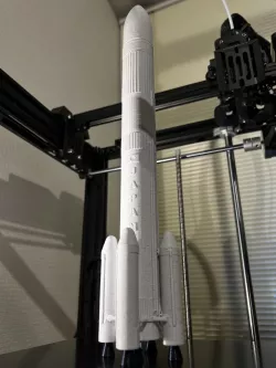 H3 Rocket TF1 1/150 model for 3D printing
