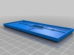 Half Narrow Single Gang Toggle Wall Plate