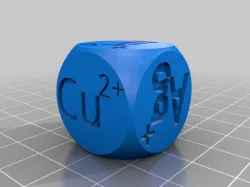 ionic dice - 3D printed