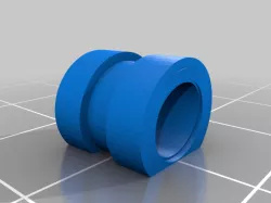Kyosho Fazer fuel and pressure line mounts 