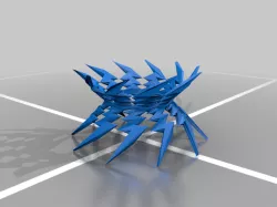 Lightning bolt effect condition ring paralyzed