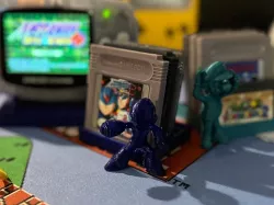 Megaman Gameboy Cartridge Stand