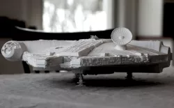 Millennial Falcon.        "aka millennium falcon fan sculpt"