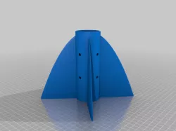 Model Rocket Vertical Stabilizer