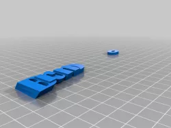 My Customized iamburny's  Text - Name Keyring / Keyfob