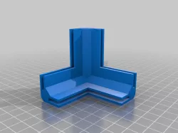 My Customized Parametric Mini Modular Framing System - Corner Block and Rail