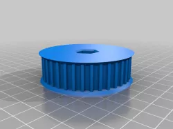 My Customized Pulley generator with hex hole and hub holes support (useful in FRC)