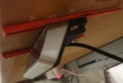 Slider for Control Panel on a height adjustable office desk