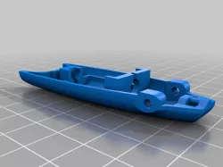 Tri-Ang Scalextric BRM C 72. 3D Printed Chassis