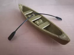 1:18 Scale Canoe and Oars for RC Crawler