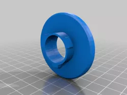 3M mask filter adapter (STEP file)
