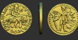 Ancient Mauryan Coin from India