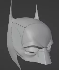 Batman Helmet/Cowl/Mask/Ears - Separated by Printable Parts