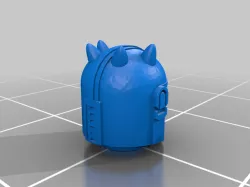 Brick Baby Mandalorian Head