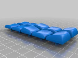 CSL-tall Choc Keycaps - grappe edition
