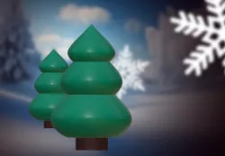 Cute Pine Tree