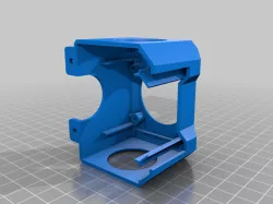 Double turbo fan shroud