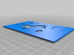 EVIE unicorn faceplate for dice tower