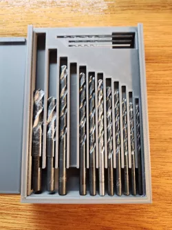 Fractional Drill Bit Case