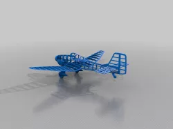 Junkers JU87D Balsa Style Aircraft