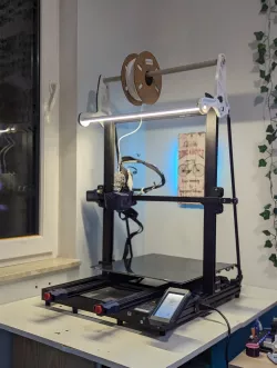 Kobra MAX spool holder with LED