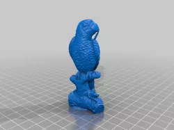 Macaw parrot - 3D Scan with beak support