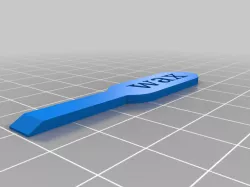 Mustache Wax Scraper