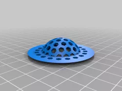 My Customized Geodesic Bathroom Drain Strainer