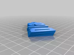 My Customized iamburny's  Text - Name Keyring / Keyfob