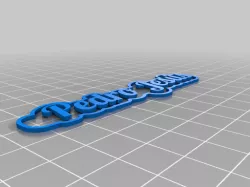 My Customized Multiline Tag or Keychain