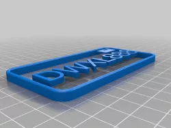 My Customized Toy License Plate Generator - Washington State