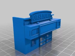 n scale building front