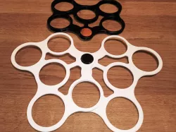Nonet Cup Tray (Folding Design)