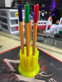 Revolver Barrel Pen Holder