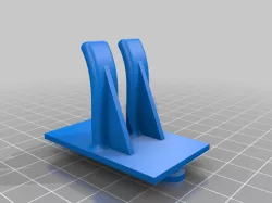 Shelf cable holder 6mm