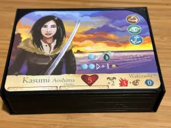 Sleeving Gods character board storage redesign