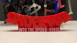 Spider-Man Into the Spider-Verse Logo for action figure display