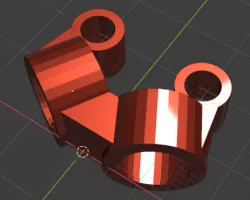 TrueRC Singularity Dual LoPro Mount Demibot