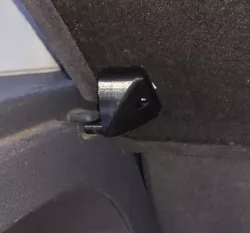 VW Caddy luggage shelf cover clips