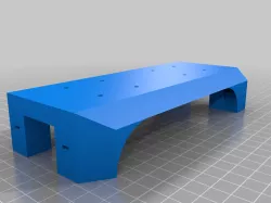1/18th Scale RC Car Frame for Custom Body and FPV (Fits HBX 18859)