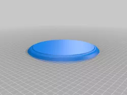 100mm basic round base