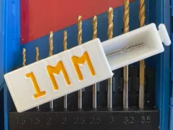 1mm drill bit box
