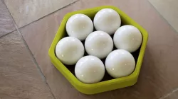 7-Ball Billiards Rack, 57mm