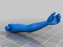 Action figure female smooth