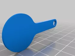 Aldi Cart Key Keychain