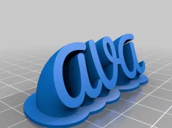 Ava Nameplate