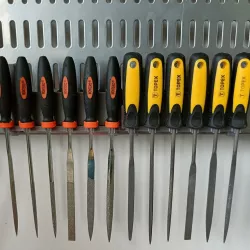 Broach Files Holder for Elfa pegboard